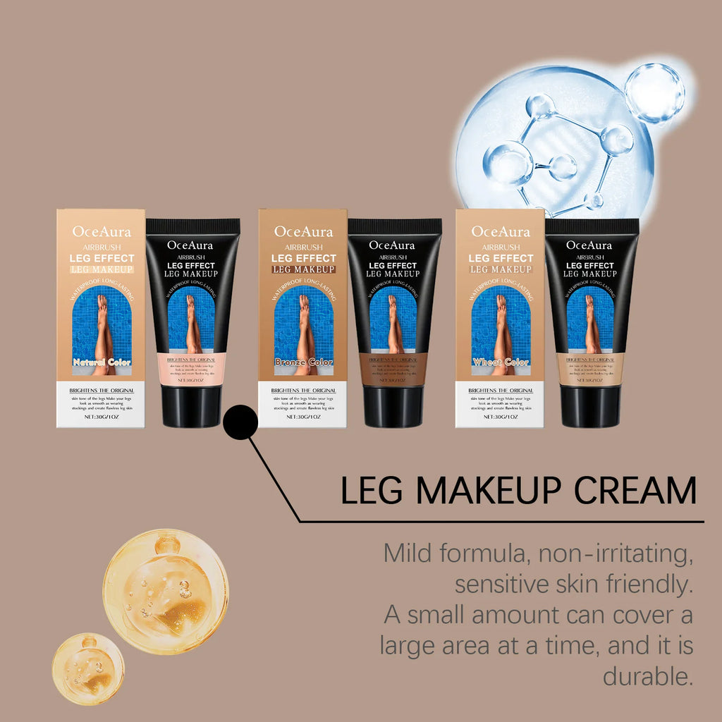 Waterproof Leg Makeup Concealer and Body Foundation Cream