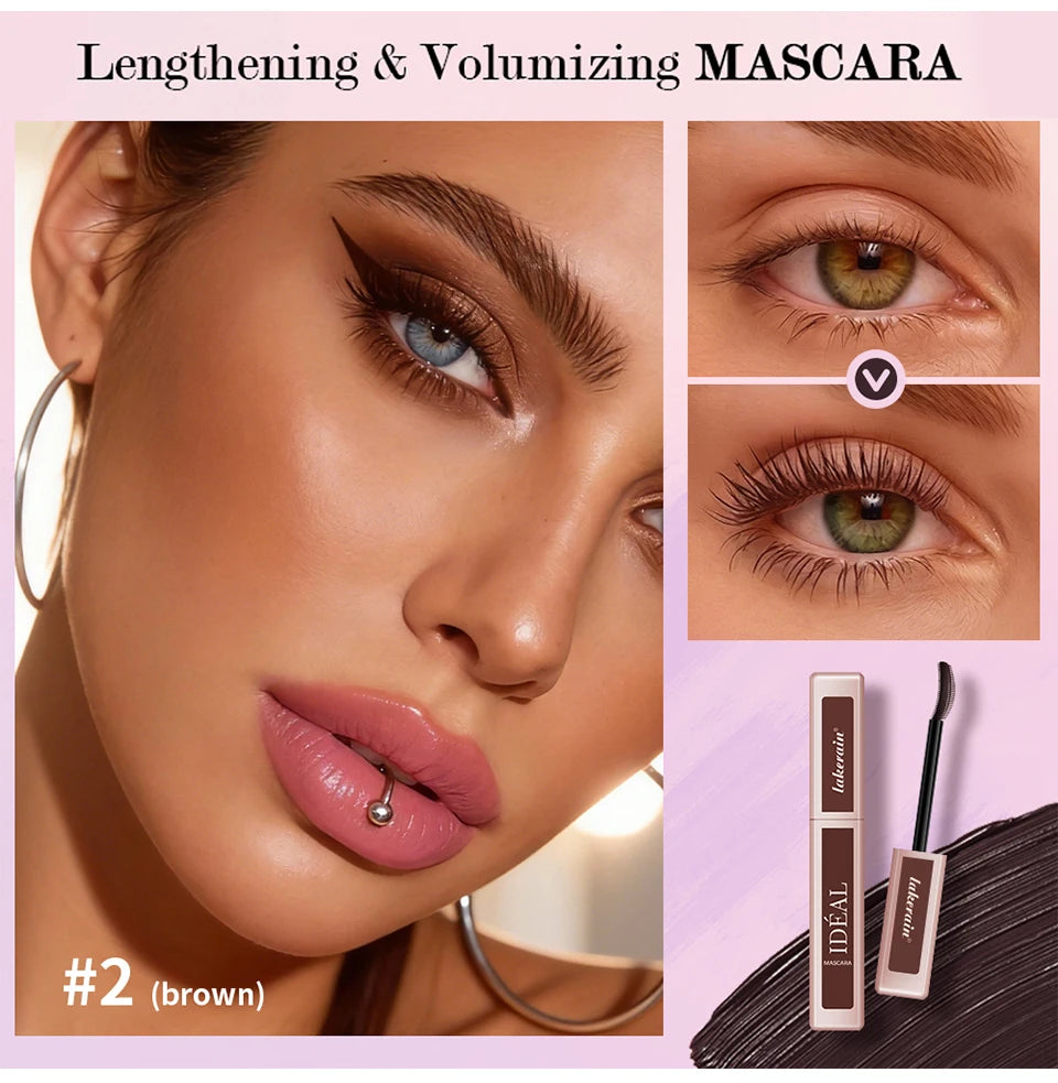Waterproof Lengthening Mascara Volumizing Eyelash Extension Makeup