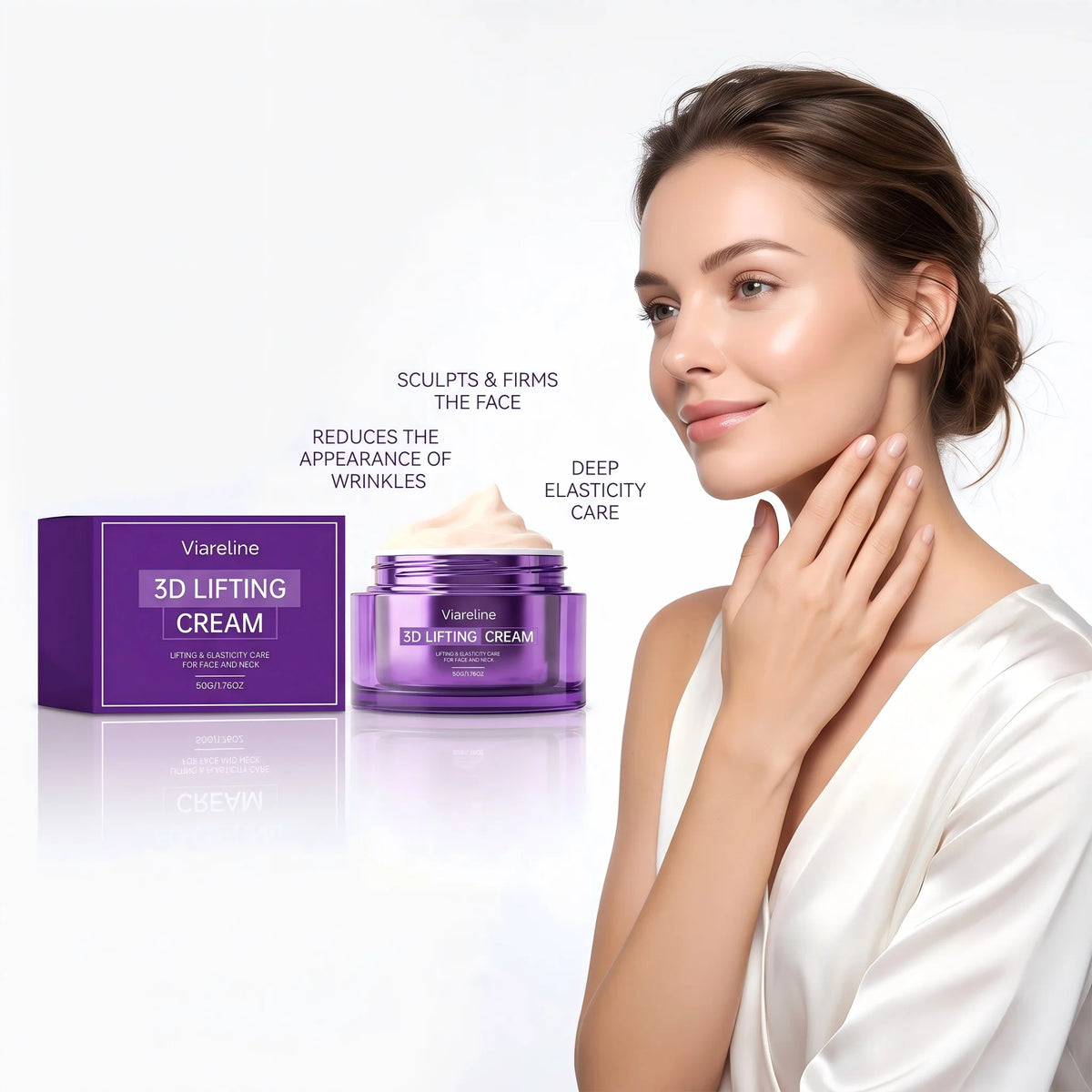 3D Lifting Cream Face and Neck Firming Anti Aging Tightening Moisturizer