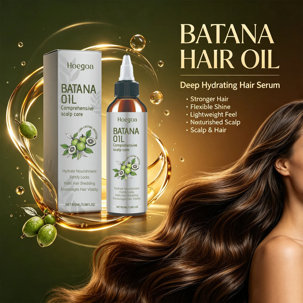 Batana Oil Hair Serum Scalp Treatment for Stronger Growth and Shine