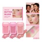 Butter Blush Palette Long Lasting Cream Cheek Makeup
