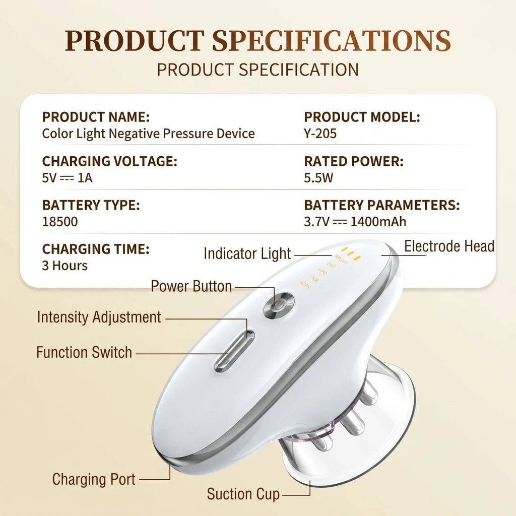 3 in 1 Body Sculpting Machine and Cellulite Massager Tool - 16