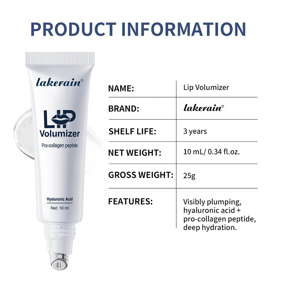 Lip Plumper Serum Hydrating Lip Volumizer Gloss