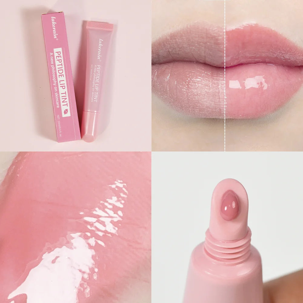 Peptide Lip Tint Moisturizing Lip Gloss Hydrating Tinted Balm