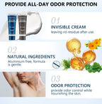 Body Invisible Cream Deodorant and All Over Body Antiperspirant