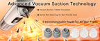 Pore Vacuum Blackhead Remover and Facial Cleansing Suction Tool